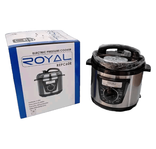 Olla Reina 6 Litros Royal con Temporizador de 60 Minutos