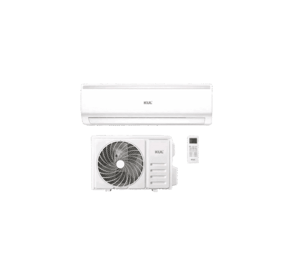 Aire Acondicionado Split Básico KUL de 12,000 BTU | 1 Tonelada | Gas R410a | Tubería en Cobre | Panel LED | 220V