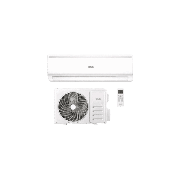 Aire Acondicionado Split Básico KUL de 12,000 BTU | 1 Tonelada | Gas R410a | Tubería en Cobre | Panel LED | 220V