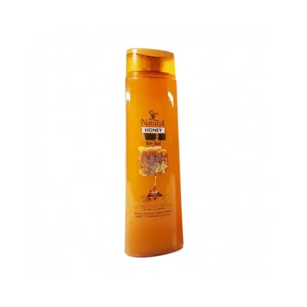 Champú de Miel S&C Natural Honey 600ml – Sin Sal, Hidratación Profunda y Brillo Natural para Todo Tipo de Cabello