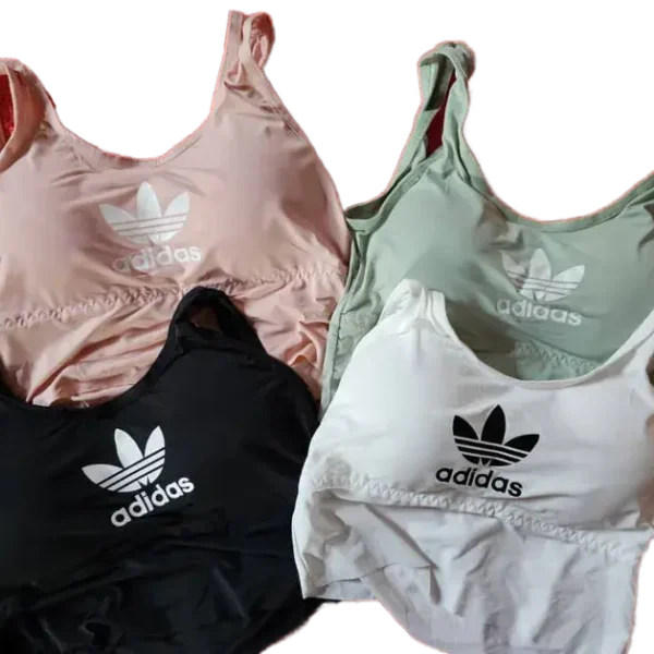 Blusas Cortas Adidas para Mujer – Ropa Deportiva Moderna, Diseño Crop Top con Logo, Ideal para Entrenamiento o Uso Diario, 100% Original