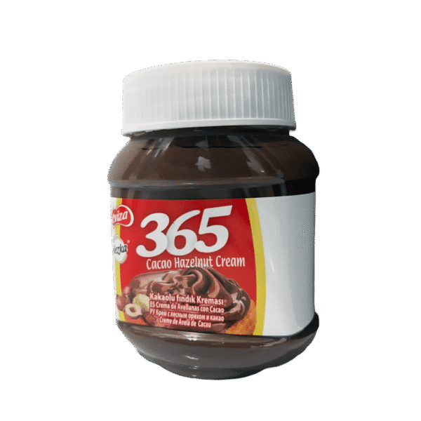 Crema de Cacao con Avellanas Eviza Nezka 365 – Tarro de 350g – Untable de Chocolate Premium para Desayunos, Postres y Meriendas