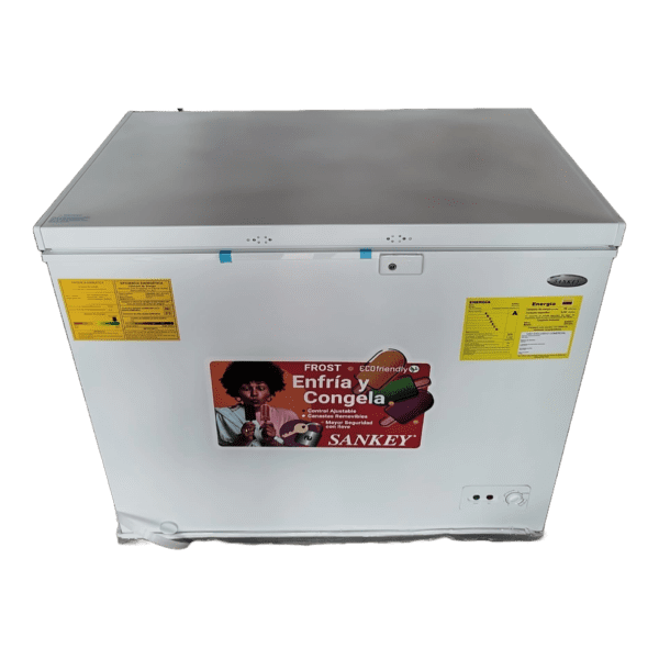 Nevera 8.8 pies (249 litros) Sankey | Nevera 8.8 pies 249 L Sankey con Compartimento de Refrigerador y Congelador – Ideal para Hogares Pequeños – Garantía 2 Meses
