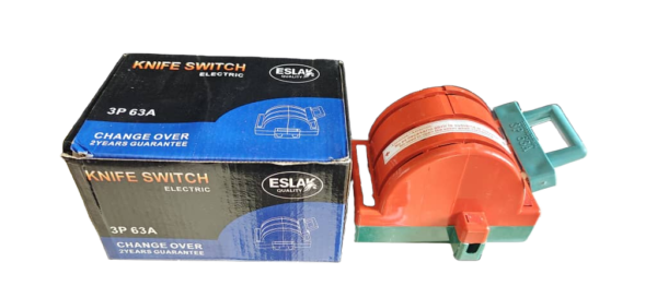 Interruptor de Cuchilla Eslak 63A 3 Polos Interruptor de Cuchilla Eslak 63A 3 Polos