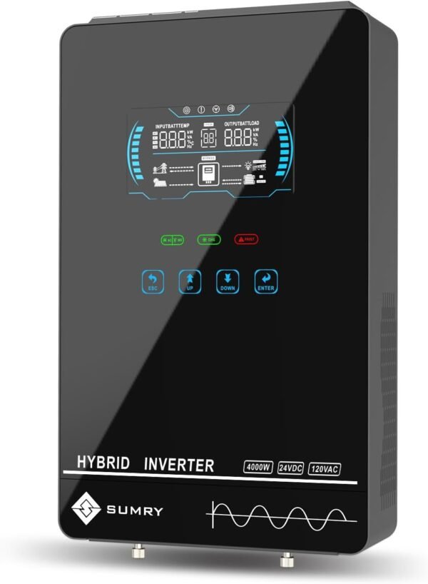 inverter_ Inversor Híbrido Sumry 4000W Pico 8000W 24V